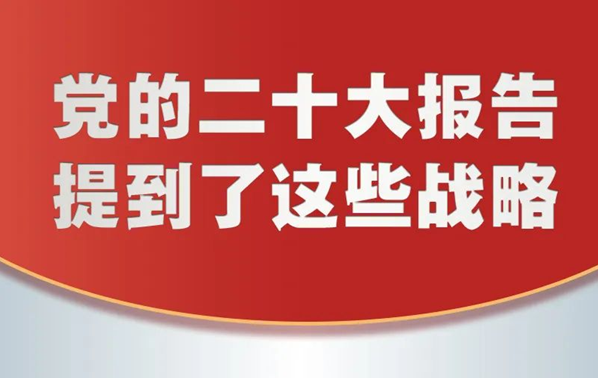 黨的二十大報(bào)告，提到這些戰(zhàn)略